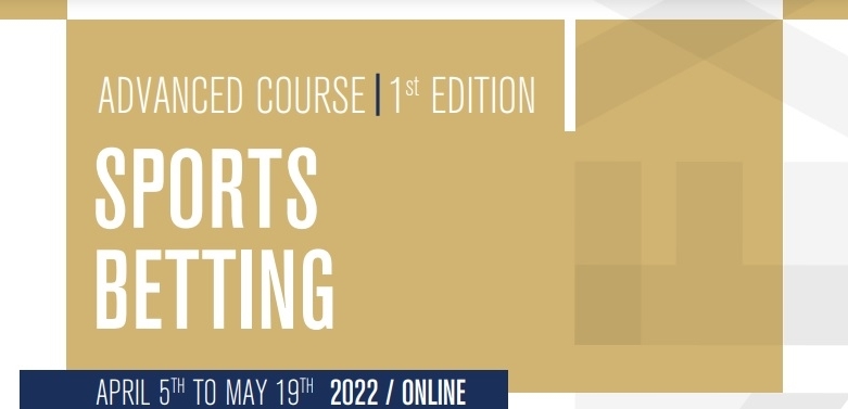 Curso Avançado Sports Betting I 5 de Abril a 19 Maio